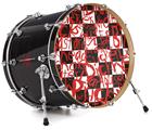 Vinyl Decal Skin Wrap for 22" Bass Kick Drum Head Insults - DRUM HEAD NOT INCLUDED