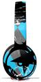 WraptorSkinz Skin Skin Decal Wrap works with Beats Solo Pro (Original) Headphones SceneKid Blue Skin Only BEATS NOT INCLUDED