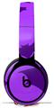WraptorSkinz Skin Skin Decal Wrap works with Beats Solo Pro (Original) Headphones Deathrock Bats Purple Skin Only BEATS NOT INCLUDED