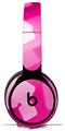 WraptorSkinz Skin Skin Decal Wrap works with Beats Solo Pro (Original) Headphones Bokeh Squared Hot Pink Skin Only BEATS NOT INCLUDED
