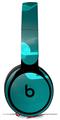 WraptorSkinz Skin Skin Decal Wrap works with Beats Solo Pro (Original) Headphones Bokeh Music Neon Teal Skin Only BEATS NOT INCLUDED
