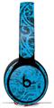 WraptorSkinz Skin Skin Decal Wrap works with Beats Solo Pro (Original) Headphones Folder Doodles Blue Medium Skin Only BEATS NOT INCLUDED