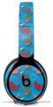 WraptorSkinz Skin Skin Decal Wrap works with Beats Solo Pro (Original) Headphones Crabs and Shells Blue Medium Skin Only BEATS NOT INCLUDED