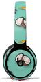 WraptorSkinz Skin Skin Decal Wrap works with Beats Solo Pro (Original) Headphones Coconuts Palm Trees and Bananas Seafoam Green Skin Only BEATS NOT INCLUDED