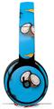 WraptorSkinz Skin Skin Decal Wrap works with Beats Solo Pro (Original) Headphones Coconuts Palm Trees and Bananas Blue Medium Skin Only BEATS NOT INCLUDED