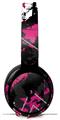 WraptorSkinz Skin Skin Decal Wrap works with Beats Solo Pro (Original) Headphones Baja 0003 Hot Pink Skin Only BEATS NOT INCLUDED