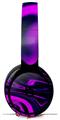 WraptorSkinz Skin Skin Decal Wrap works with Beats Solo Pro (Original) Headphones Liquid Metal Chrome Purple Skin Only BEATS NOT INCLUDED