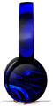 WraptorSkinz Skin Skin Decal Wrap works with Beats Solo Pro (Original) Headphones Liquid Metal Chrome Royal Blue Skin Only BEATS NOT INCLUDED