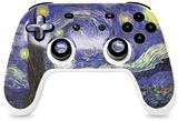 Skin Decal Wrap works with Original Google Stadia Controller Vincent Van Gogh Starry Night Skin Only CONTROLLER NOT INCLUDED