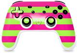 Skin Decal Wrap works with Original Google Stadia Controller Psycho Stripes Neon Green and Hot Pink Skin Only CONTROLLER NOT INCLUDED