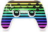 Skin Decal Wrap works with Original Google Stadia Controller Stripes Rainbow Skin Only CONTROLLER NOT INCLUDED