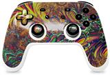 Skin Decal Wrap works with Original Google Stadia Controller Fire And Water Skin Only CONTROLLER NOT INCLUDED