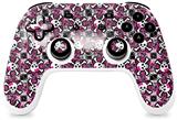 Skin Decal Wrap works with Original Google Stadia Controller Splatter Girly Skull Pink Skin Only CONTROLLER NOT INCLUDED