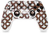 Skin Decal Wrap works with Original Google Stadia Controller Locknodes 01 Burnt Orange Skin Only CONTROLLER NOT INCLUDED