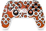 Skin Decal Wrap works with Original Google Stadia Controller Locknodes 03 Burnt Orange Skin Only CONTROLLER NOT INCLUDED