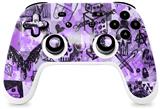 Skin Decal Wrap works with Original Google Stadia Controller Scene Kid Sketches Purple Skin Only CONTROLLER NOT INCLUDED