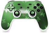 Skin Decal Wrap works with Original Google Stadia Controller Bokeh Butterflies Green Skin Only CONTROLLER NOT INCLUDED