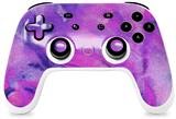 Skin Decal Wrap works with Original Google Stadia Controller Painting Purple Splash Skin Only CONTROLLER NOT INCLUDED