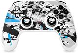 Skin Decal Wrap works with Original Google Stadia Controller Baja 0018 Blue Medium Skin Only CONTROLLER NOT INCLUDED