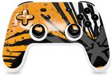 Skin Decal Wrap works with Original Google Stadia Controller Baja 0040 Orange Skin Only CONTROLLER NOT INCLUDED