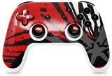Skin Decal Wrap works with Original Google Stadia Controller Baja 0040 Red Skin Only CONTROLLER NOT INCLUDED