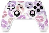 Skin Decal Wrap works with Original Google Stadia Controller Pink Purple Lips Skin Only CONTROLLER NOT INCLUDED