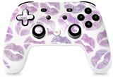 Skin Decal Wrap works with Original Google Stadia Controller Purple Lips Skin Only CONTROLLER NOT INCLUDED