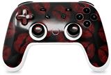 Skin Decal Wrap works with Original Google Stadia Controller Red And Black Lips Skin Only CONTROLLER NOT INCLUDED