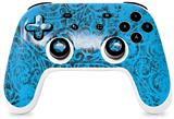 Skin Decal Wrap works with Original Google Stadia Controller Folder Doodles Blue Medium Skin Only CONTROLLER NOT INCLUDED