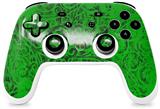 Skin Decal Wrap works with Original Google Stadia Controller Folder Doodles Green Skin Only CONTROLLER NOT INCLUDED