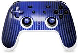 Skin Decal Wrap works with Original Google Stadia Controller Binary Rain Blue Skin Only CONTROLLER NOT INCLUDED