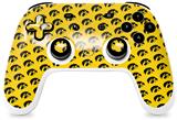 Skin Decal Wrap works with Original Google Stadia Controller Iowa Hawkeyes Tigerhawk Tiled 06 Black on Gold Skin Only CONTROLLER NOT INCLUDED