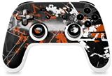 Skin Decal Wrap works with Original Google Stadia Controller Baja 0003 Burnt Orange Skin Only CONTROLLER NOT INCLUDED
