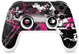 Skin Decal Wrap works with Original Google Stadia Controller Baja 0003 Hot Pink Skin Only CONTROLLER NOT INCLUDED