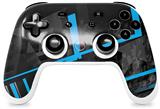 Skin Decal Wrap works with Original Google Stadia Controller Baja 0004 Blue Medium Skin Only CONTROLLER NOT INCLUDED
