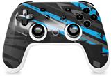 Skin Decal Wrap works with Original Google Stadia Controller Baja 0014 Blue Medium Skin Only CONTROLLER NOT INCLUDED