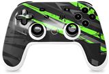 Skin Decal Wrap works with Original Google Stadia Controller Baja 0014 Neon Green Skin Only CONTROLLER NOT INCLUDED