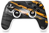Skin Decal Wrap works with Original Google Stadia Controller Baja 0014 Orange Skin Only CONTROLLER NOT INCLUDED