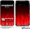 iPod Touch 2G & 3G Skin - Fire Flames Red