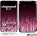 iPod Touch 2G & 3G Skin - Fire Flames Pink