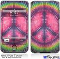 iPod Touch 2G & 3G Skin - Tie Dye Peace Sign 103