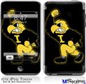 iPod Touch 2G & 3G Skin - Iowa Hawkeyes Herky on Black