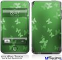 iPod Touch 2G & 3G Skin - Bokeh Butterflies Green