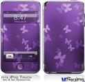 iPod Touch 2G & 3G Skin - Bokeh Butterflies Purple