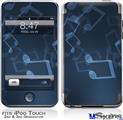 iPod Touch 2G & 3G Skin - Bokeh Music Blue