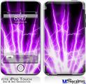 iPod Touch 2G & 3G Skin - Lightning Purple