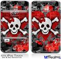 iPod Touch 2G & 3G Skin - Emo Skull Bones