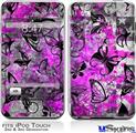 iPod Touch 2G & 3G Skin - Butterfly Graffiti