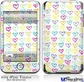 iPod Touch 2G & 3G Skin - Kearas Hearts White