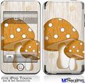 iPod Touch 2G & 3G Skin - Mushrooms Orange
